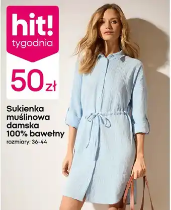 Sukienka muślinowa damska 100% bawełny