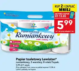 Lewiatan Papier toaletowy Rumiankowy Lewiatan rumiankowy 3 warstwy oferta