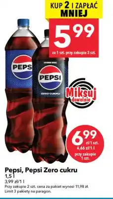 Lewiatan Pepsi Zero cukru oferta