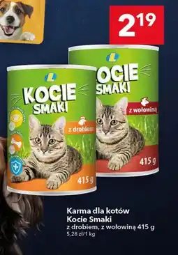 Lewiatan Karma dla kotów Kocie Smaki z drobiem oferta