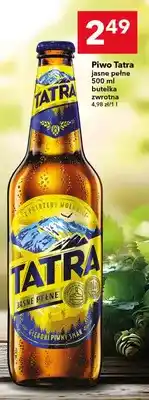 Lewiatan Piwo Tatra jasne pełne butelka zwrotna oferta