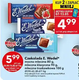 Lewiatan Czekolada E.Wedel mleczna klasyczna oferta