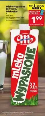 Lewiatan Mleko Wypasione UHT 3,2% Mlekovita oferta