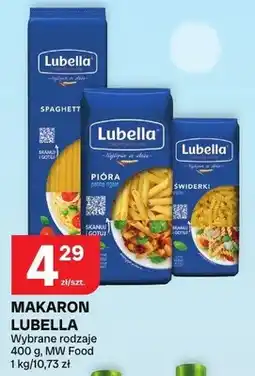 Chorten Makaron Lubella wybrane rodzaje oferta