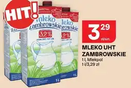 Chorten Mleko UHT Zambrowskie Mlekpol oferta