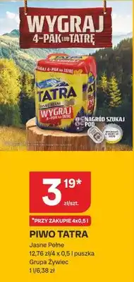 Chorten Piwo Tatra Jasne Pełne oferta
