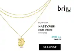 Briju Naszyjnik briju żółte srebro KO-002780 oferta