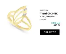Briju Pierścionek Briju złoto cyrkonie PI-001367 oferta