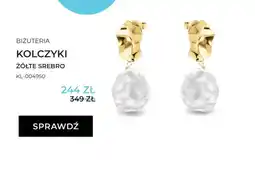Briju Kolczyki briju żółte srebro KL-004950 oferta
