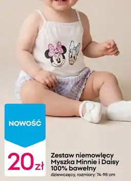 Pepco Zestaw niemowlęcy Myszka Minnie i Daisy 100% bawełny oferta