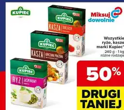 Carrefour Wszystkie ryże, kasze marki Kupiec oferta