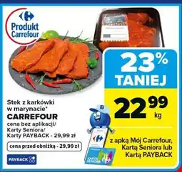 Carrefour Stek z karkówki w marynacie* CARREFOUR oferta