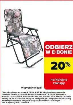 Carrefour Wszystkie leżaki oferta