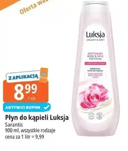 E.Leclerc Płyn do kąpieli rose & milk proteins Luksja Creamy Soft oferta