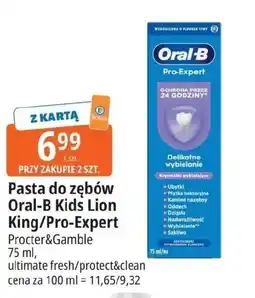 E.Leclerc Pasta do zębów clinic line ochrona dziąseł Oral-B Pro-Expert oferta