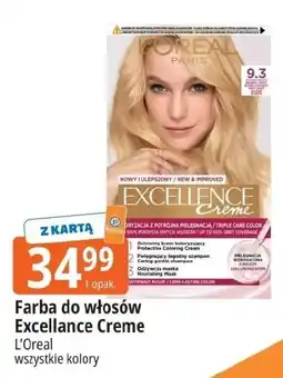 E.Leclerc Farba do włosów bardzo jasny blond złocisty 9.3 L'oreal Excellence Creme oferta