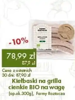 Organic Farma Zdrowia Farmy Roztocza Kiełbaski na grilla BIO oferta