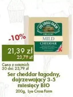 Organic Farma Zdrowia Lye Cross Farm Ser cheddar łagodny BIO oferta
