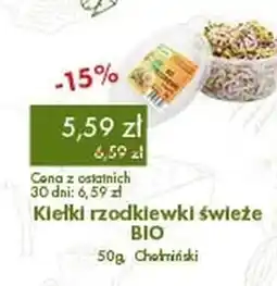 Organic Farma Zdrowia Chotwiński Kiełki rzodkiewki świeże BIO oferta