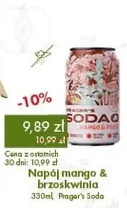 Organic Farma Zdrowia Prager's Soda Napój mango & brzoskwinia oferta