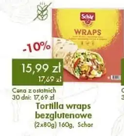 Organic Farma Zdrowia Schär Tortilla wraps bezglutenowe oferta