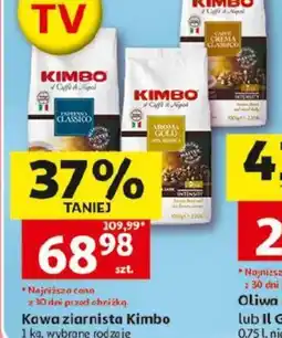Auchan Kimbo Kawa ziarnista oferta