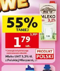 Auchan Polska Mleczarnia Mleko UHT 3,2% oferta