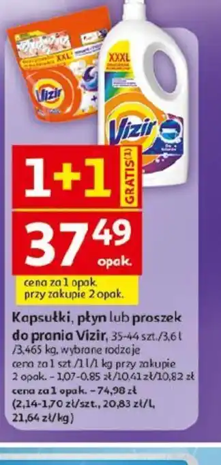 Vizir kapsułki/płyn/proszek