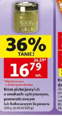 Auchan Krem pistacjowy Scyavuru oferta