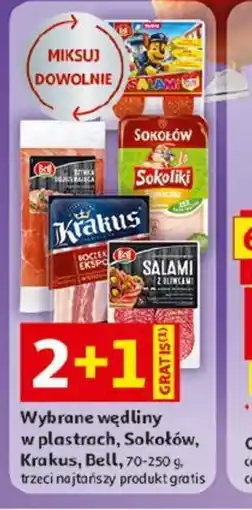 Auchan Wędliny w plastrach oferta