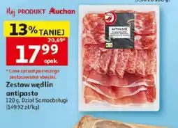 Auchan Auchan Zestaw wędlin antipasto oferta