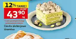Auchan Ciasto pistacjowe tiramisu oferta