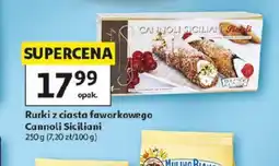Auchan Rurki z ciasta faworkowego Cannoli Siciliani oferta