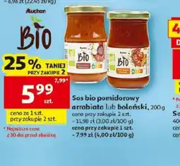 Auchan Auchan Sos bio pomidorowy oferta