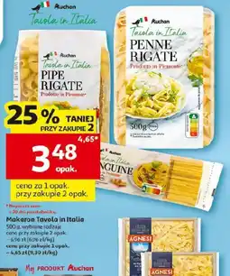 Auchan Auchan Makaron Tavola in Italia oferta