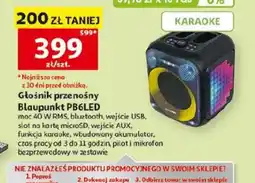 Auchan Głośnik przenośny Blaupunkt PB6LED oferta