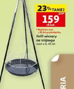 Auchan Grill wiszący na trójnogu oferta