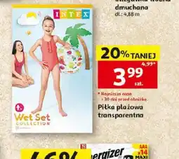 Auchan Piłka plażowa transparentna oferta