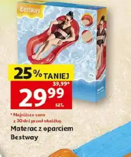 Auchan Bestway Materac z oparciem oferta