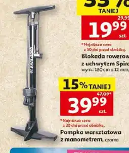 Auchan Pompka warsztatowa z manometrem oferta