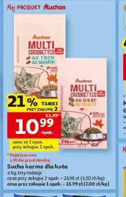 Auchan Auchan Sucha karma dla kota oferta