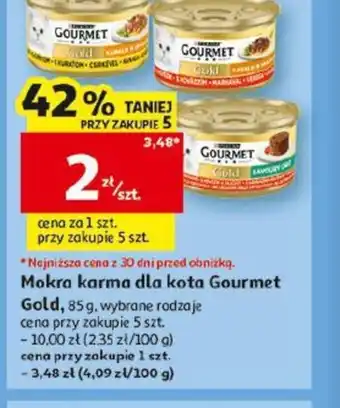 Mokra karma dla kota Gourmet Gold