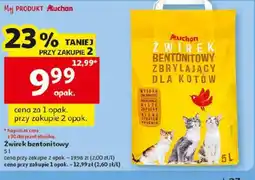 Auchan Zwirek bentonitowy Auchan oferta