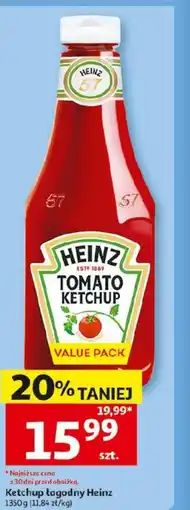 Auchan Ketchup łagodny Heinz oferta