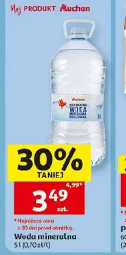 Auchan Auchan Woda mineralna oferta