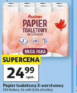 Auchan Papier toaletowy Auchan oferta