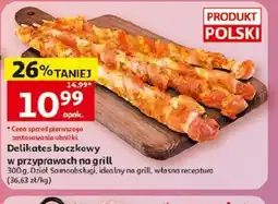 Auchan Delikates boczkowy na grill oferta