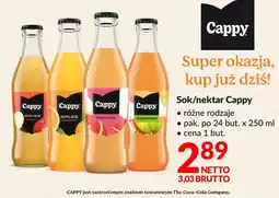 Makro Sok/nektar Cappy różne rodzaje oferta