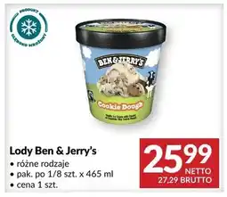 Makro Lody Ben & Jerry's Cookie Dough oferta