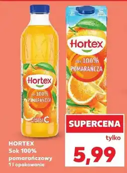 Kaufland Sok 100% pomarańczowy Hortex oferta